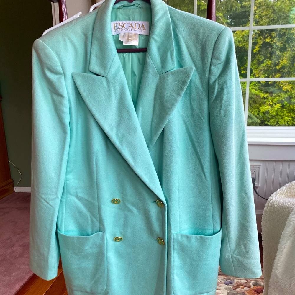 Escada Margaret’s Ley Blazer WOOL SZ 40 10